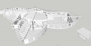 Moongulla cad model aerial aspect